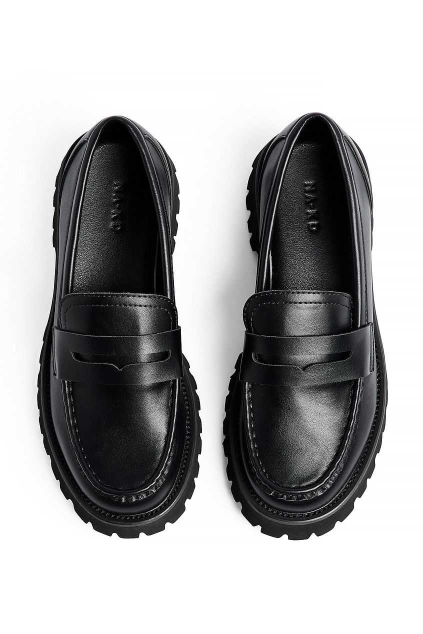 Seam Detail Loafers