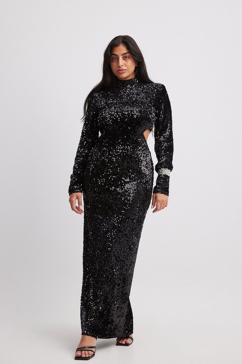 Sequin Maxi Dress