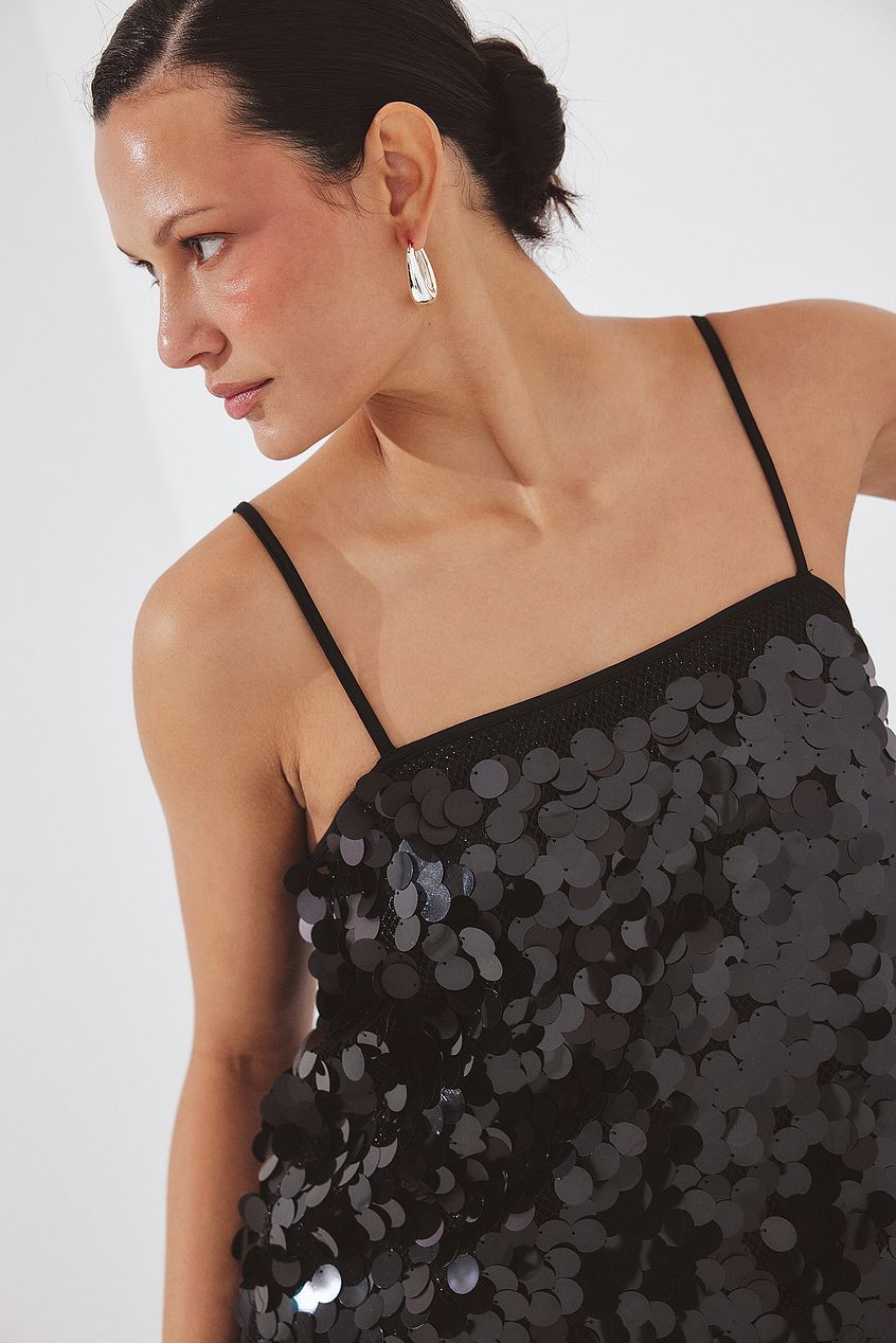 Na-kd Sequin Mini Slip Dress
