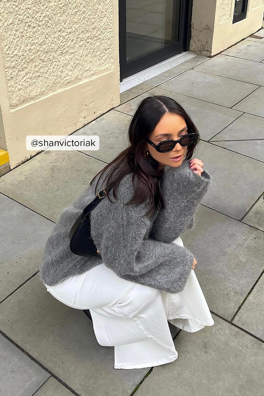 Na-kd Denim Slit Maxi Skirt