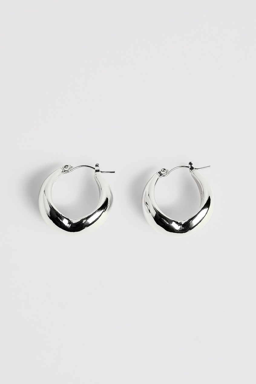 Silver Plated Chunky Earrings