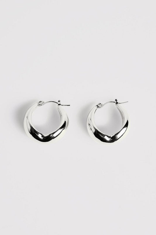 Silver Plated Chunky Earrings