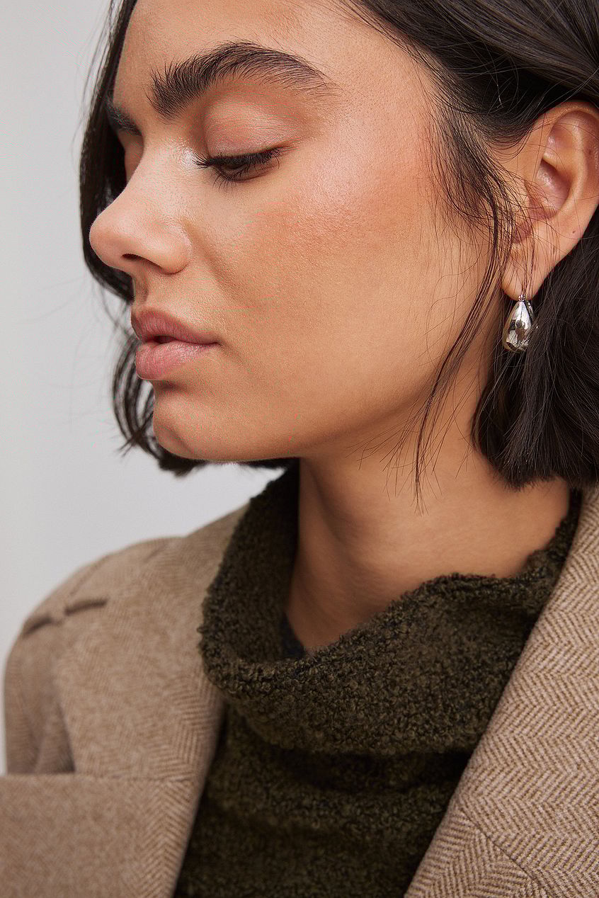 Silver Plated Chunky Earrings