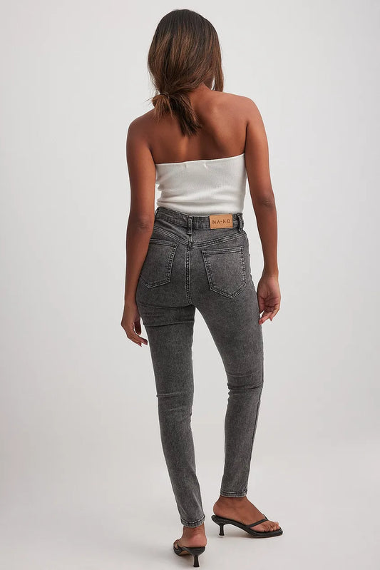 Skinny High Waist Stretch Jeans