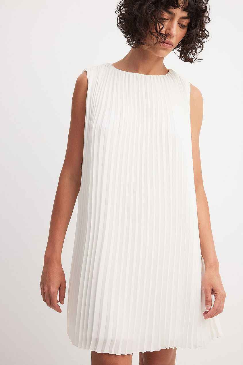 Na-kd - Sleeveless Plisse Mini Dress