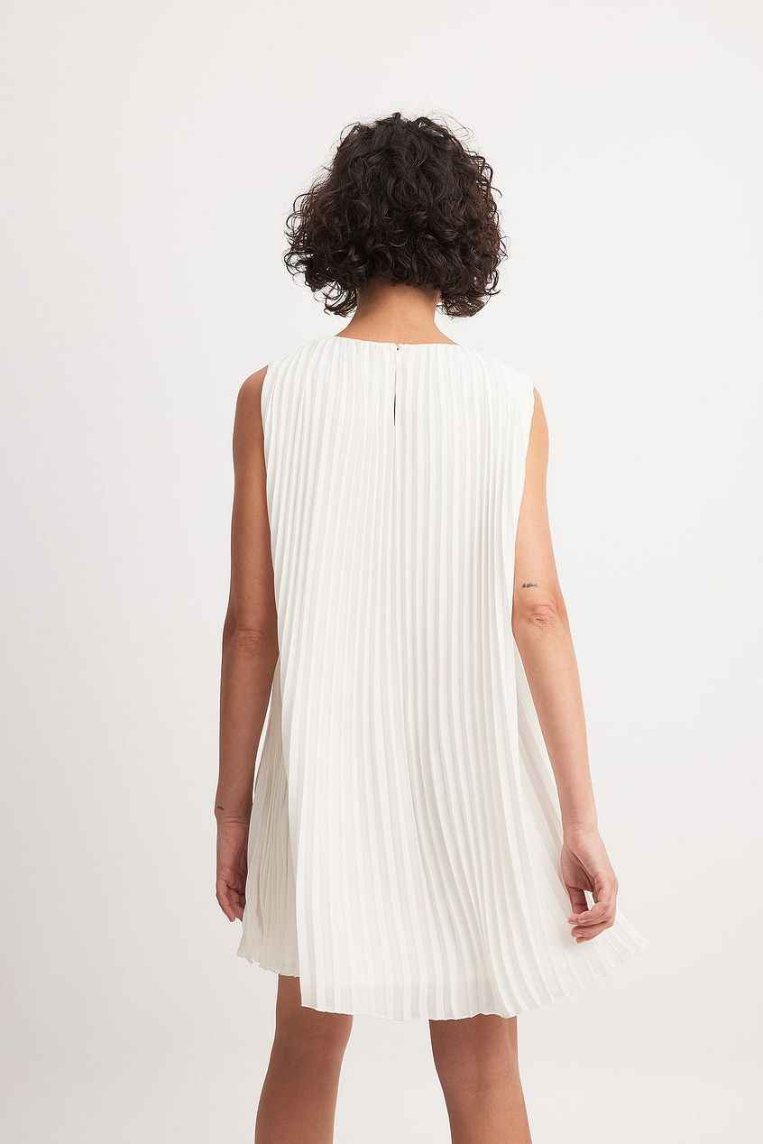 Na-kd - Sleeveless Plisse Mini Dress