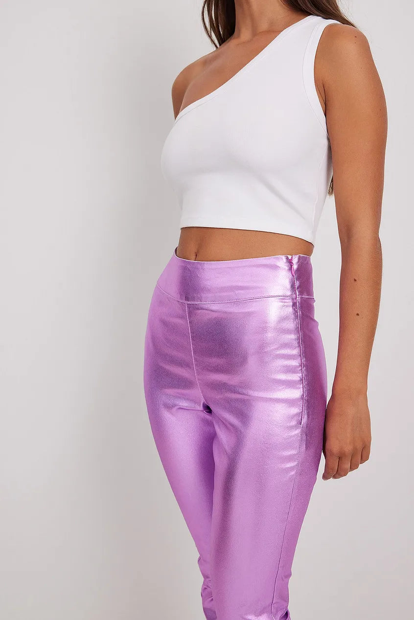 Slim Fit Slit Denim