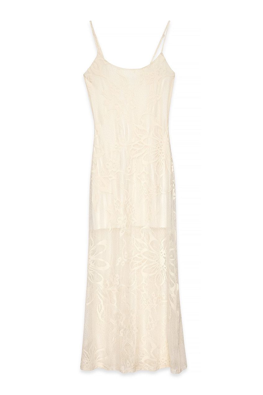 Na-kd Slip Lace Maxi Dress