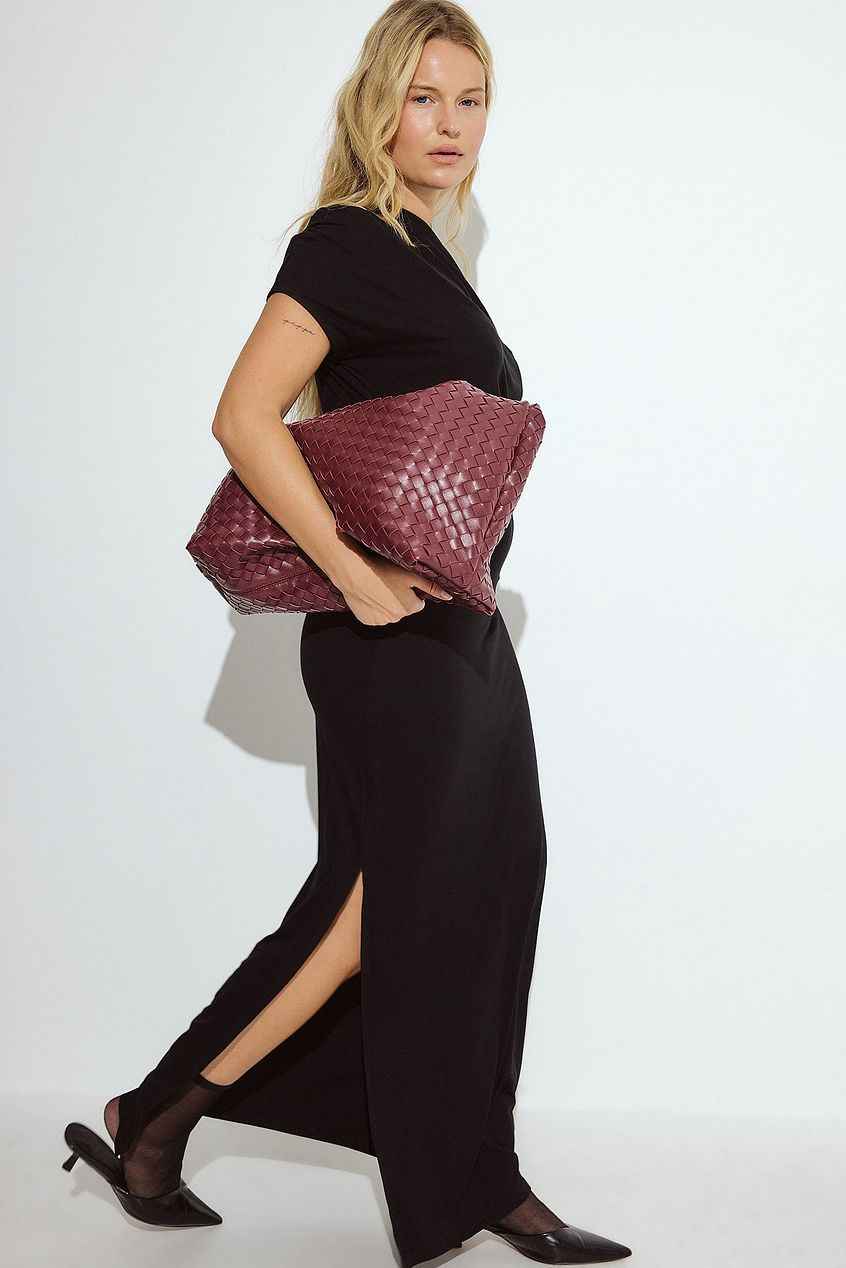 Na-kd Soft Line Draped Maxi Dress