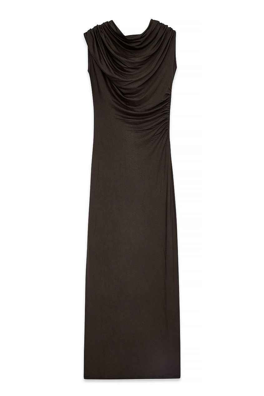 Na-kd Soft Line Draped Maxi Dress