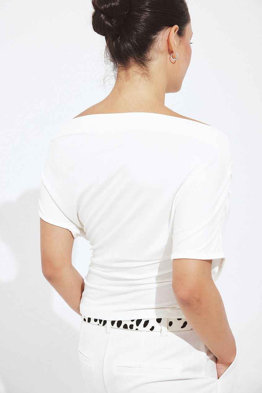 Na-kd Soft Line Draped Top