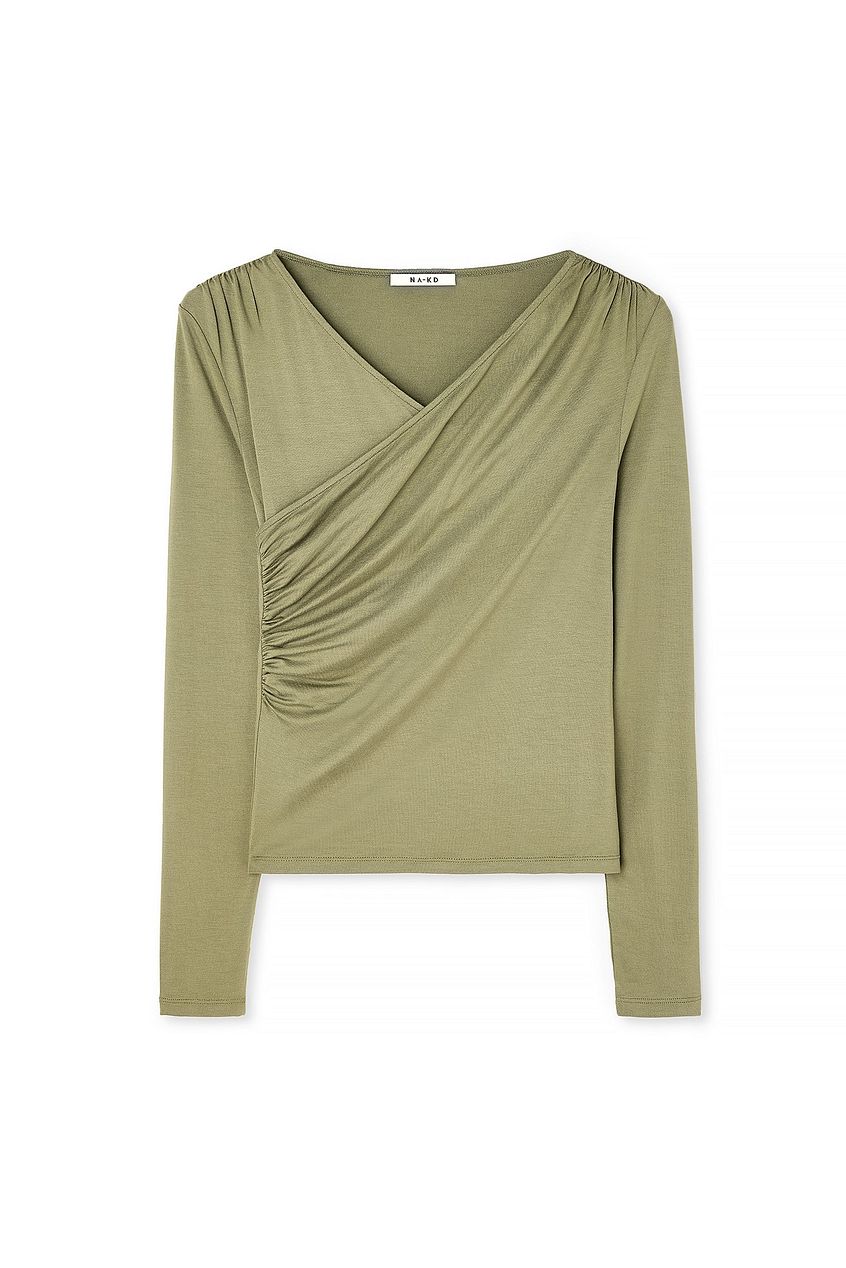 Soft Line Draped Top