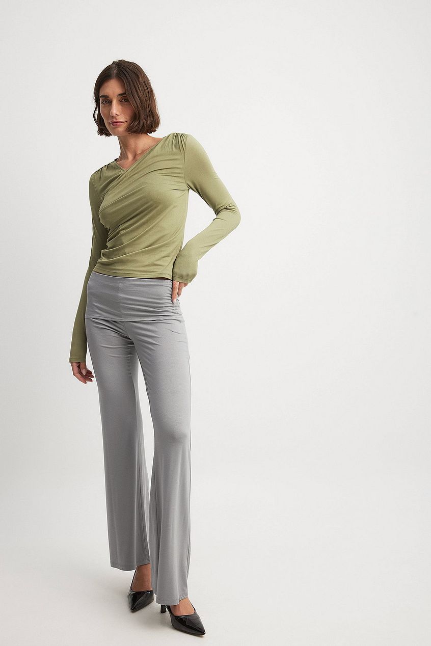 Soft Line Draped Top