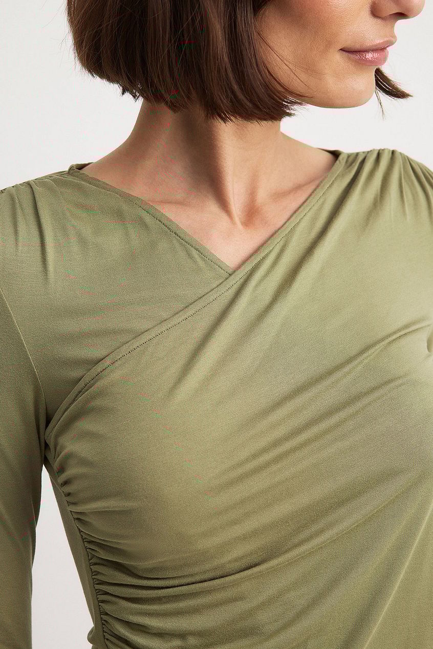 Soft Line Draped Top