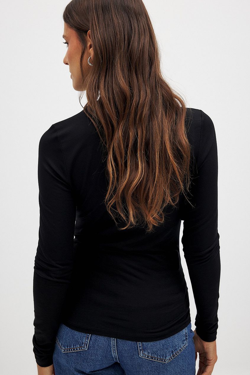 Na-kd Soft Line Long Sleeve Top