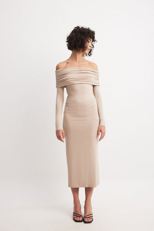 Soft Line Midi Dress