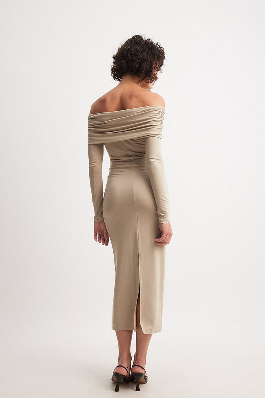 Soft Line Midi Dress