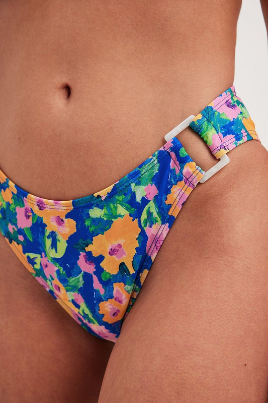 Squared Ring Detailed Bikini Briefs