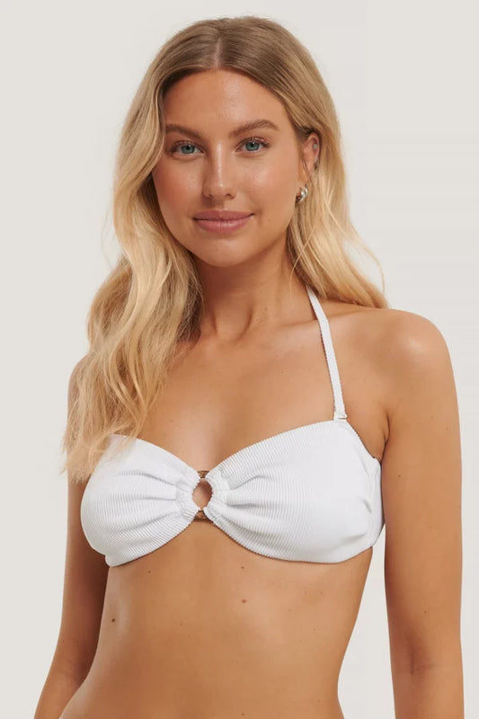 Salome Esther Round Buckle Bikini Top