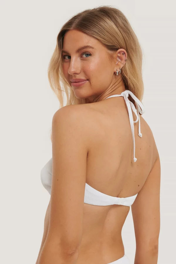 Salome Esther Round Buckle Bikini Top