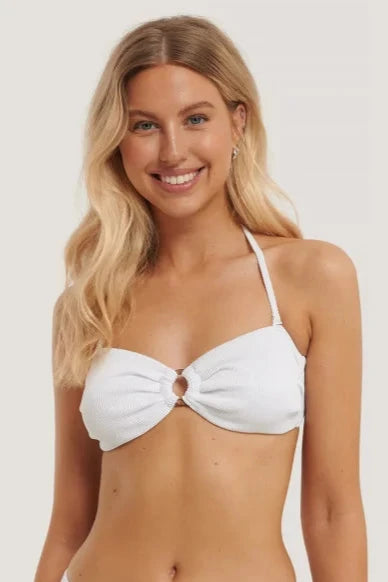 Salome Esther Round Buckle Bikini Top