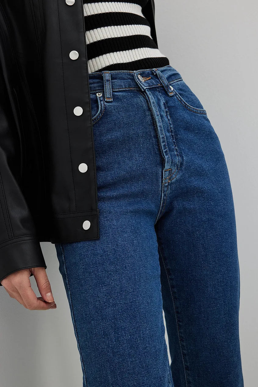 Straight High Waist Jeans