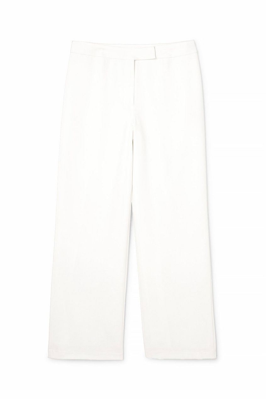 Straight Low Waist Suit Pants