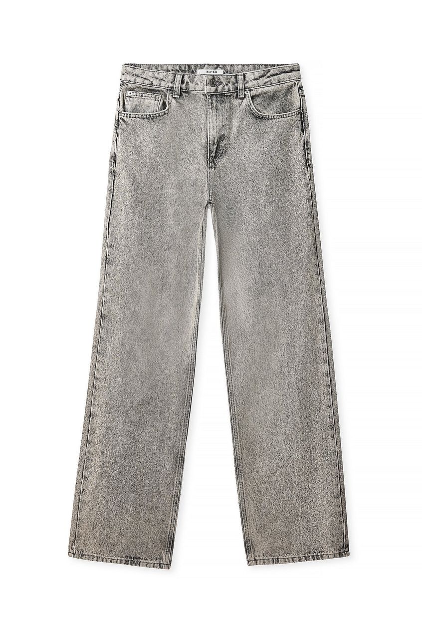 Na-kd Straight Mid Waist Jeans