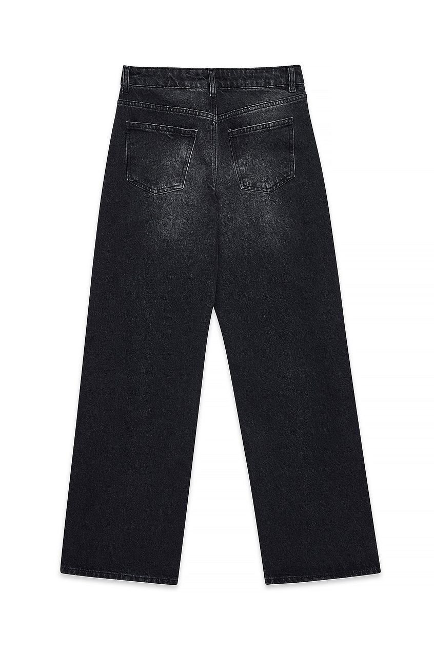 Na-kd Straight Mid Waist Jeans