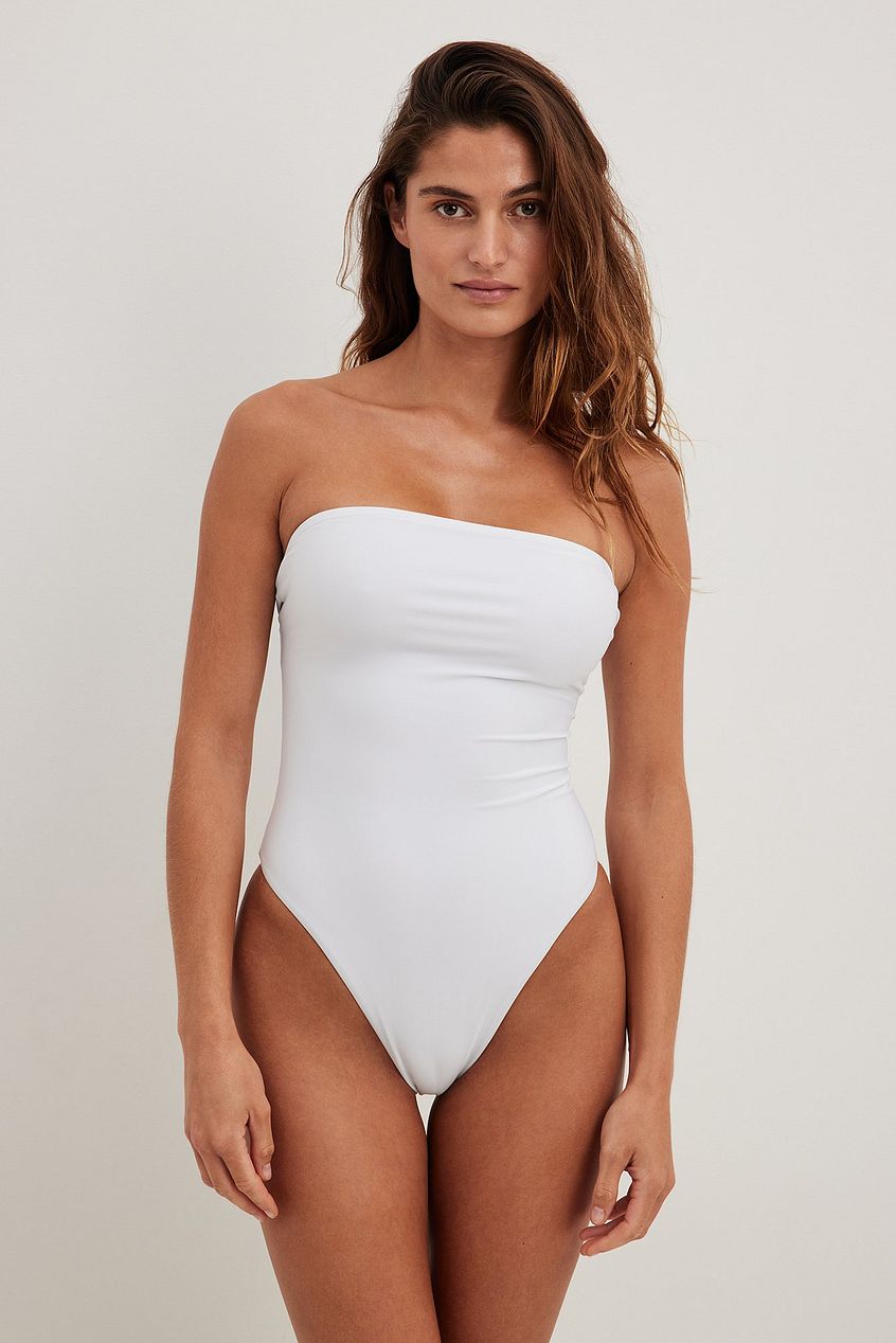 Straight Neck Swimsuit