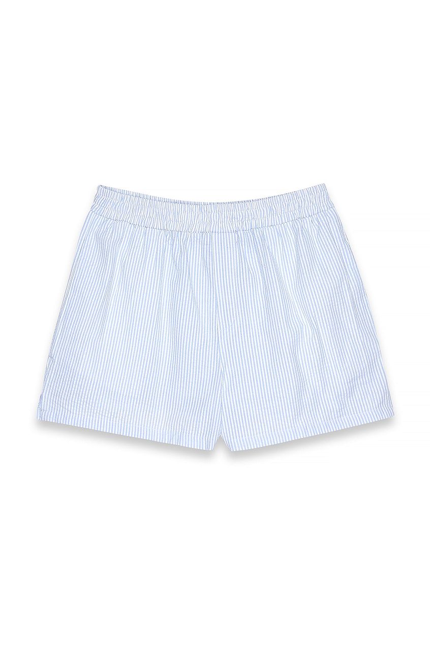 Na-kd - Striped Seersucker Elastic Waist Shorts