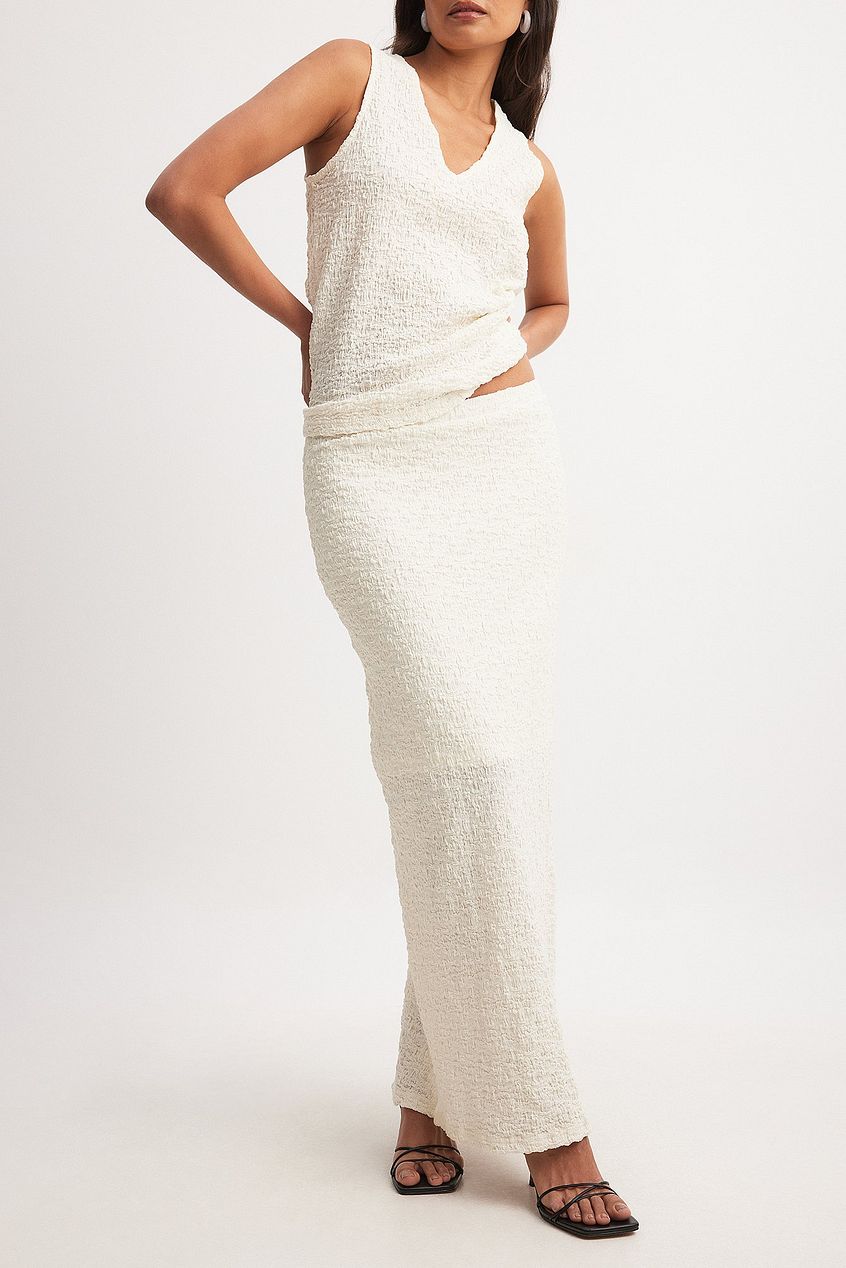 Structured Maxi Skirt