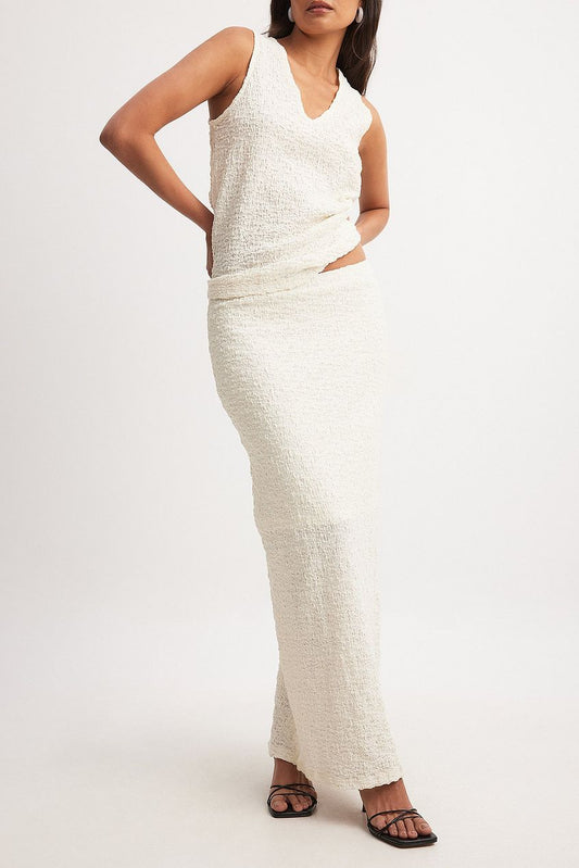 Structured Maxi Skirt