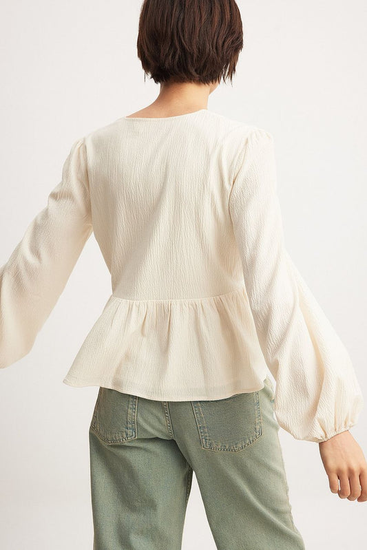 Structured Flowy Blouse