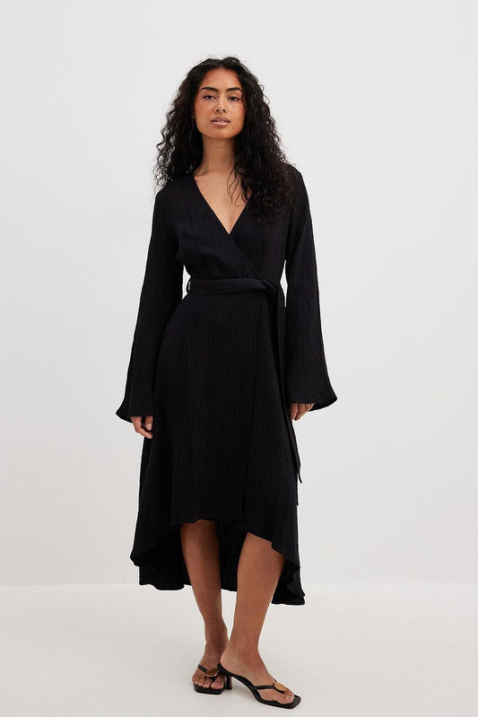 Structured Longer Back Tie Waist Dress