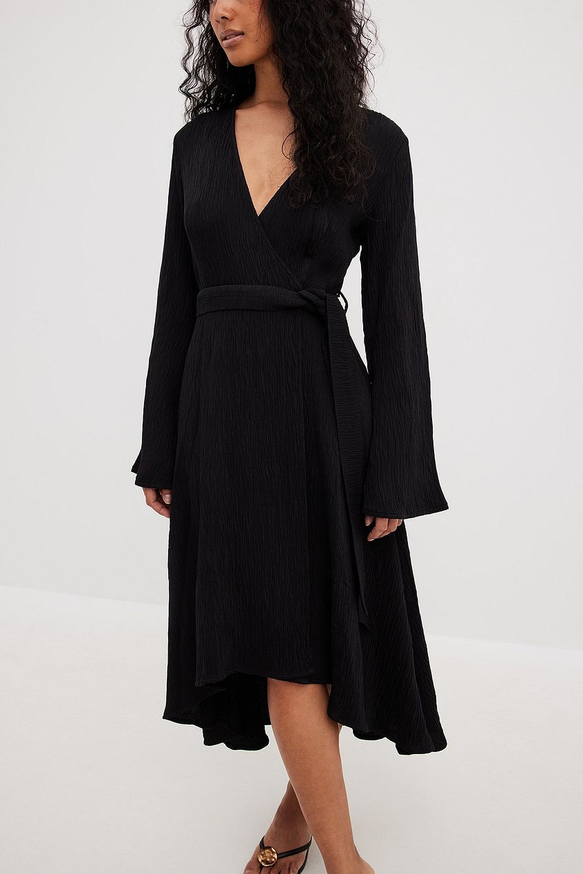 Structured Longer Back Tie Waist Dress