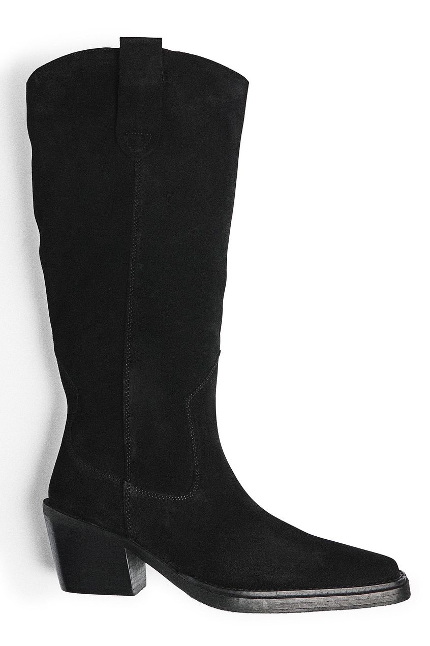 Suede Cowboy Boots