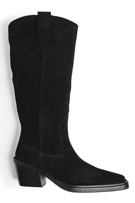 Suede Cowboy Boots