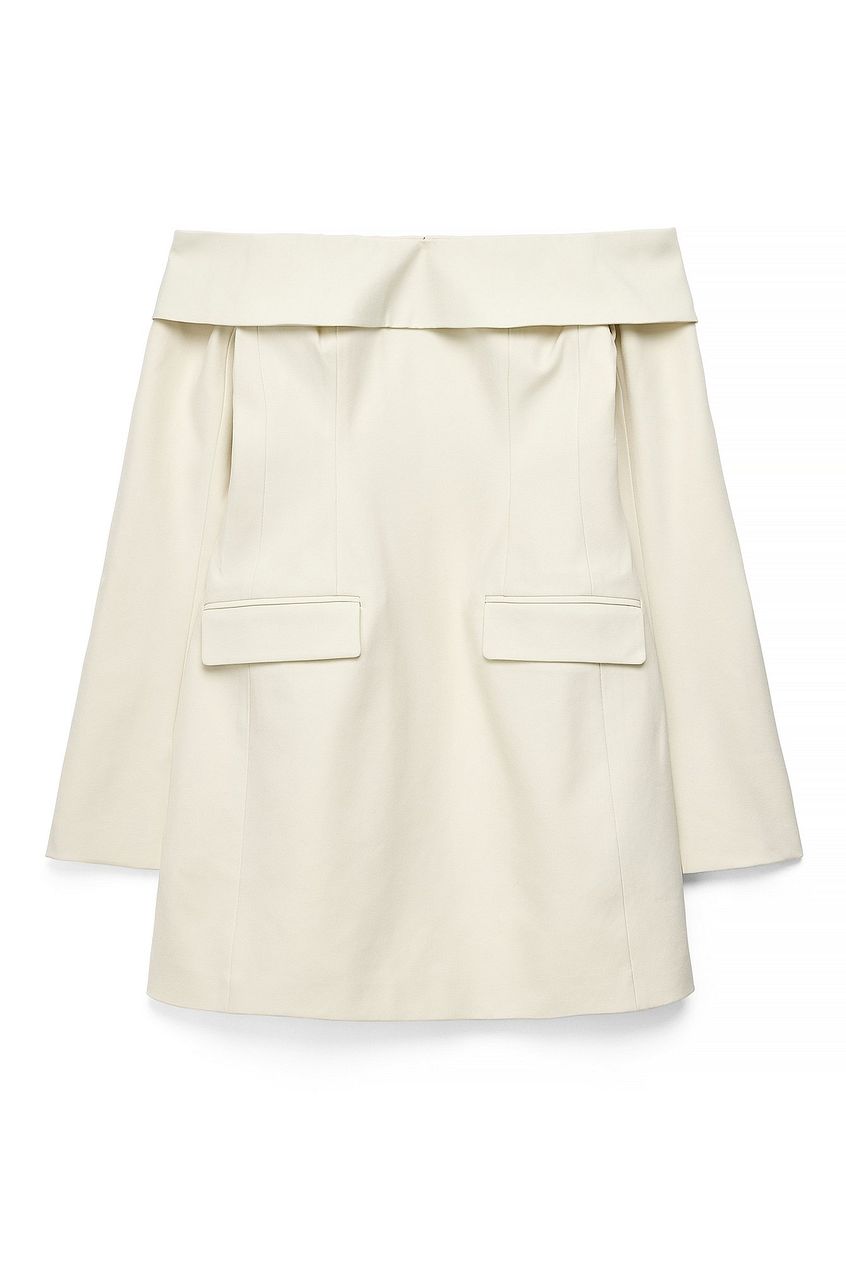 Na-kd Tailored Off Shoulder Mini Dress