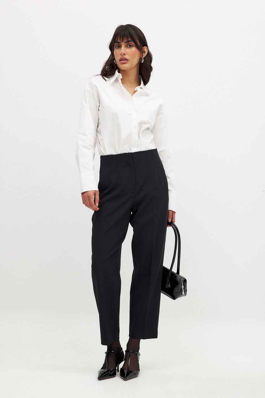Na-kd Tapered High Waist Suit Pants