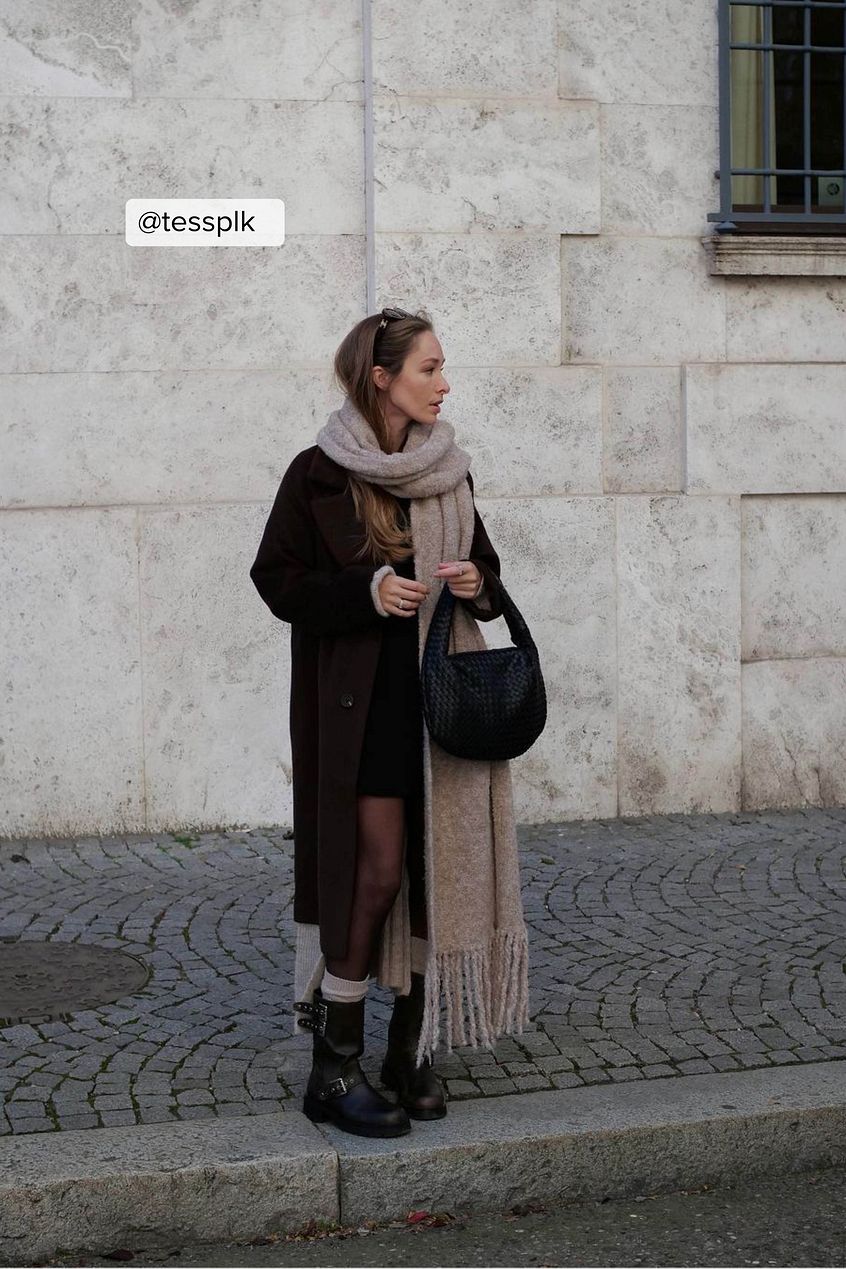 Wool Blend Oversized Coat