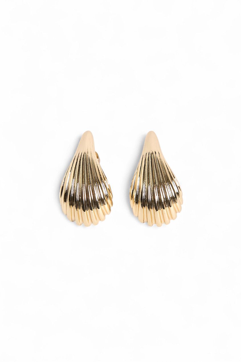 Na-kd Textured Teardrop Earrings