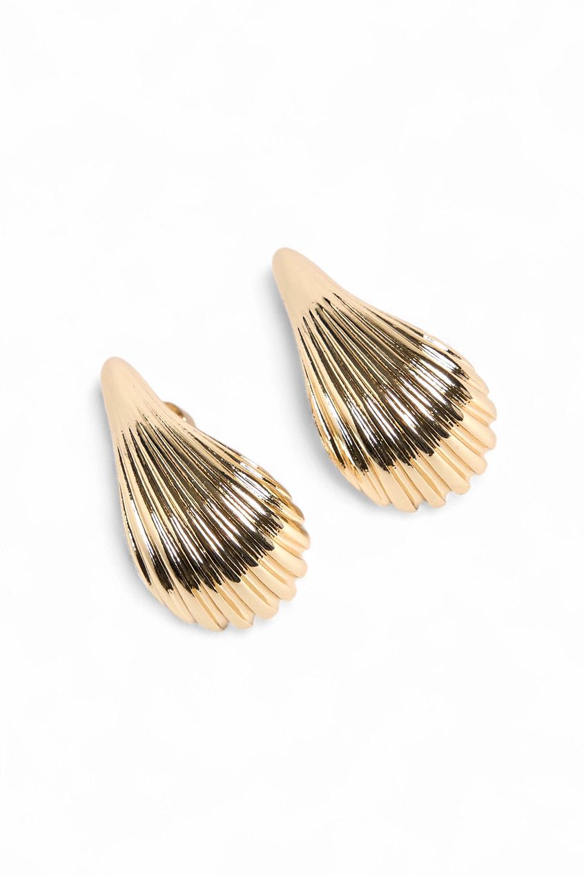 Na-kd Textured Teardrop Earrings