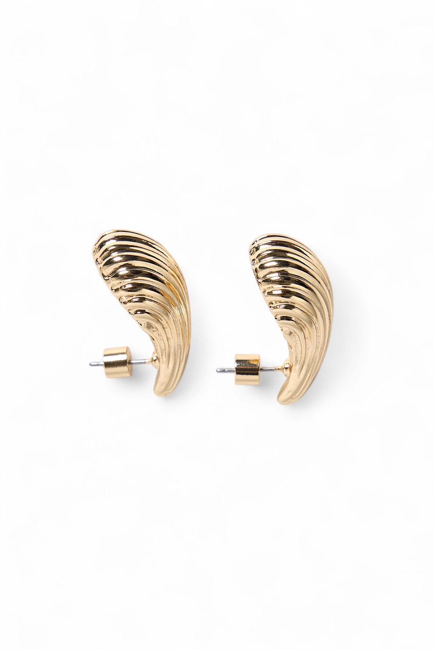Na-kd Textured Teardrop Earrings