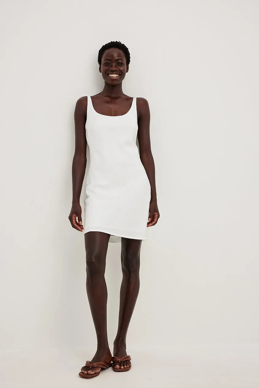 Tie Back Detail Mini Dress