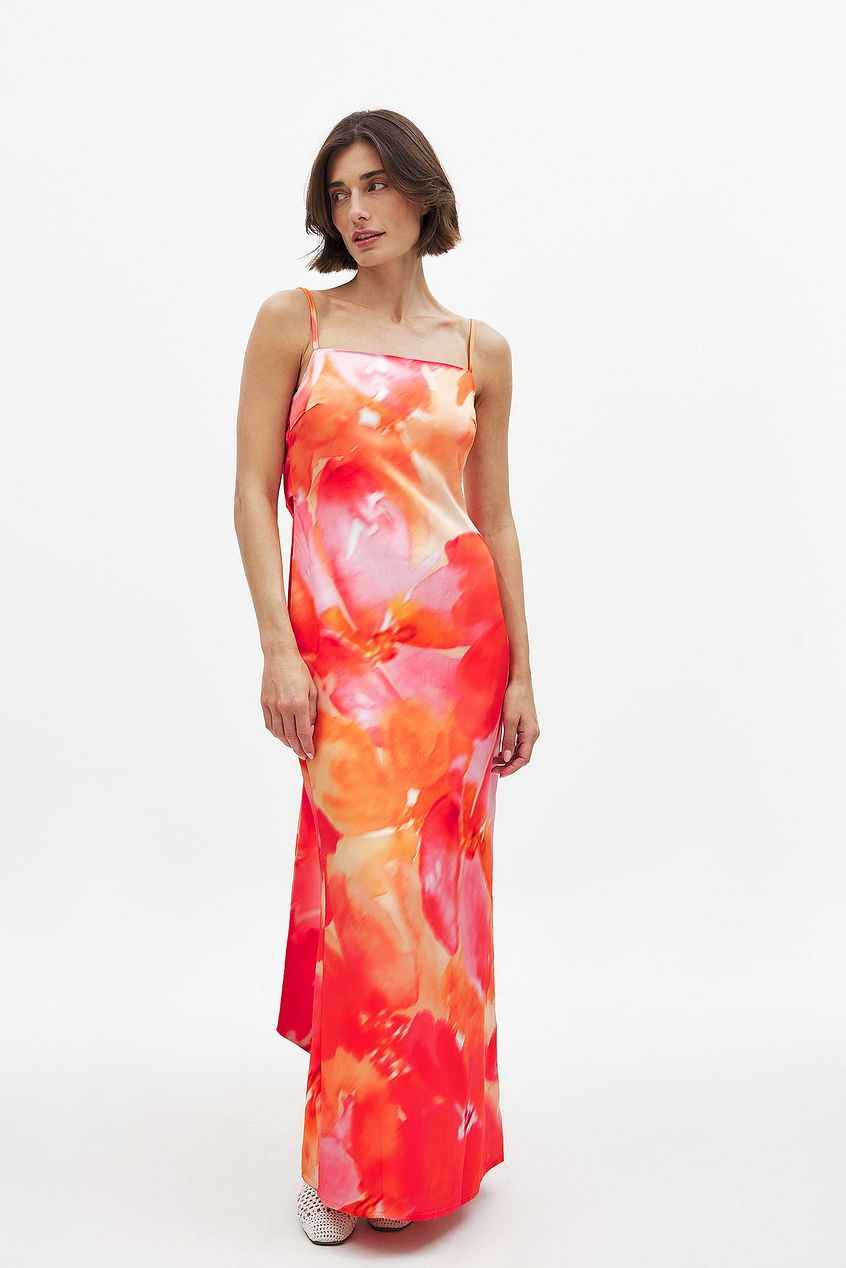 Na-kd Tie Back Detail Maxi Dress