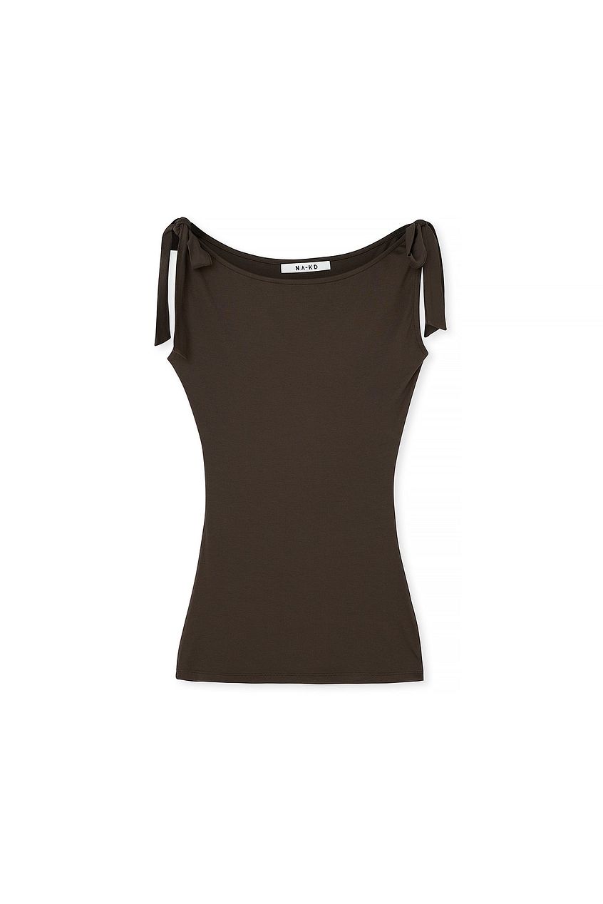 Tie Detail Jersey Top