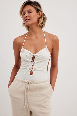 Tie Front Swimsuit