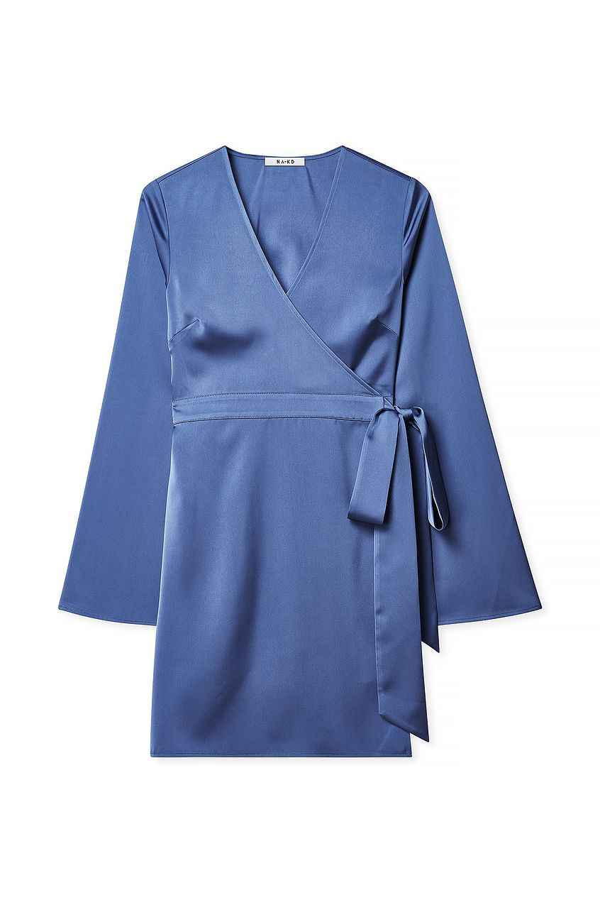 Na-kd Tie Waist Flowy Mini Dress