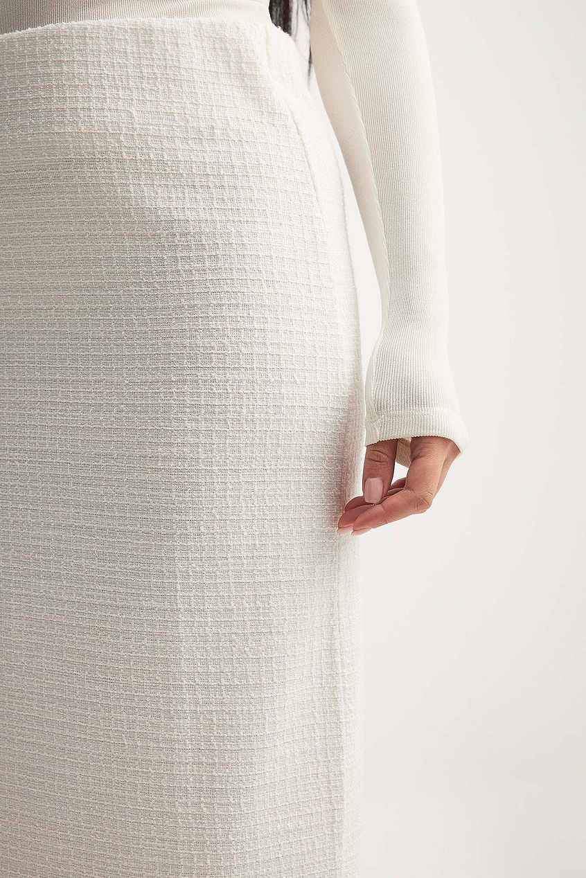 Na-kd Tweed Maxi Skirt